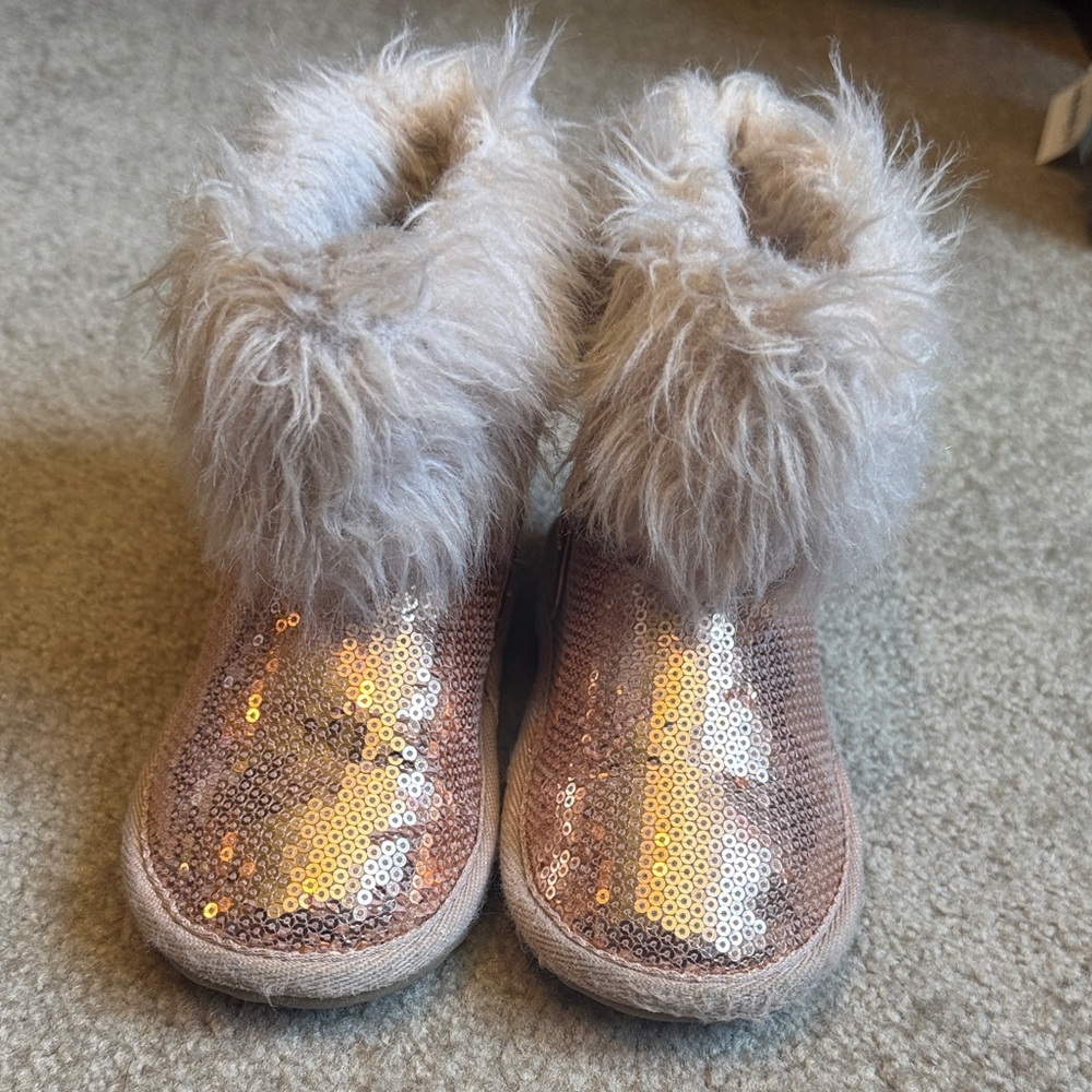 The Children's Place Pink Sequin Boots